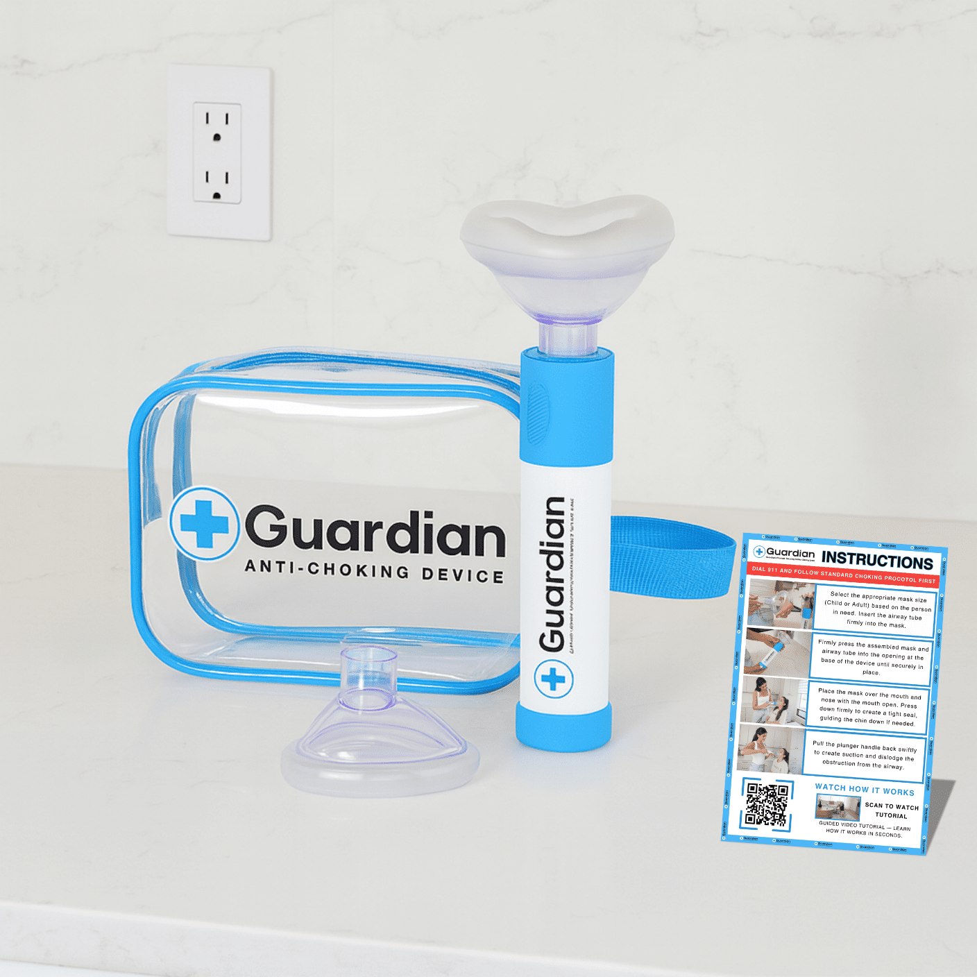 Choking Rescue Device - Home & Travel Kit - +Guardian